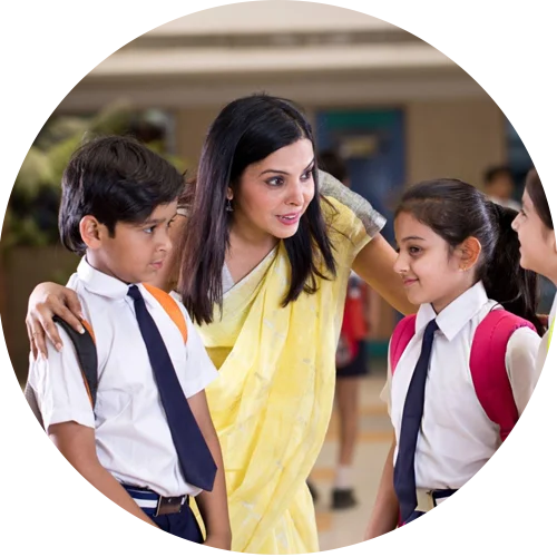 Decorative circle image